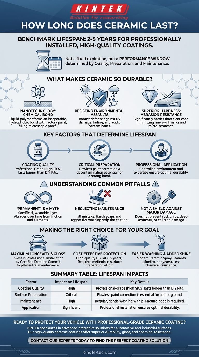 Combien de temps dure la céramique ? Maximisez la durée de vie et la protection de votre revêtement Guide Visuel