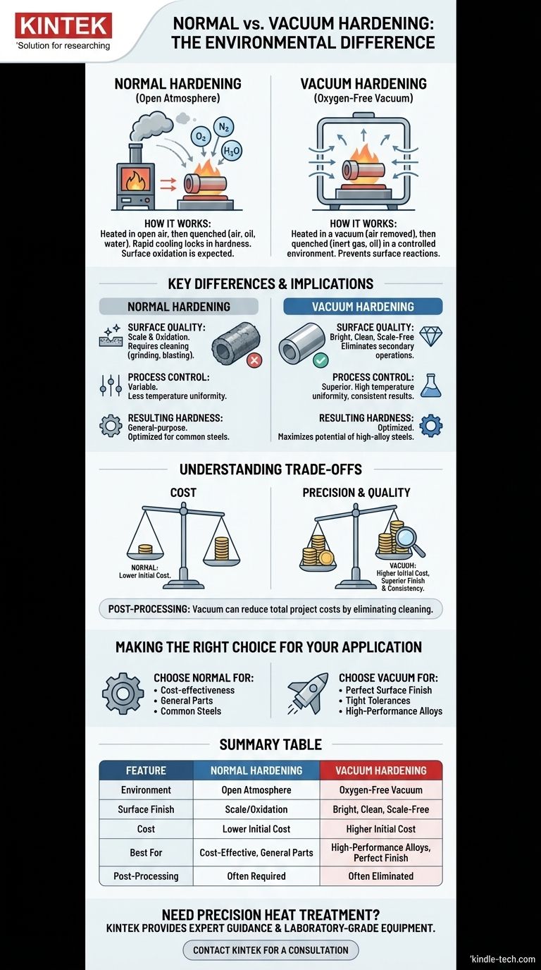 Quelle est la différence entre le durcissement sous vide et le durcissement normal ? Choisissez le bon procédé pour votre application Guide Visuel