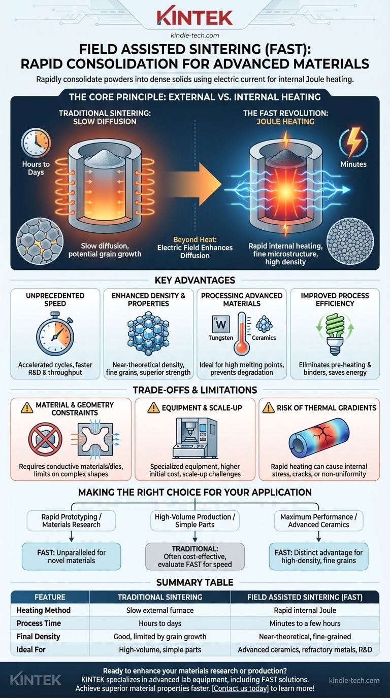 ما هو التلبيد بمساعدة المجال؟ تحقيق تكثيف سريع وعالي الأداء للمواد دليل مرئي