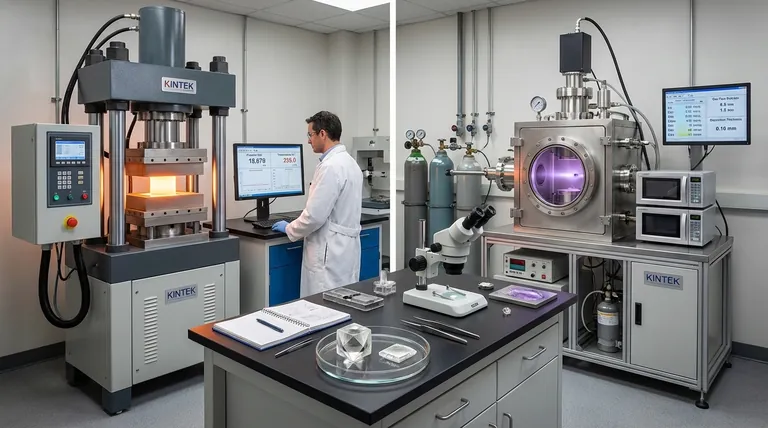 ما هو الفرق بين الماس المصنوع بتقنية CVD والماس المصنوع بتقنية HPHT؟ اختر حجر الألماس المصنوع في المختبر المناسب لك