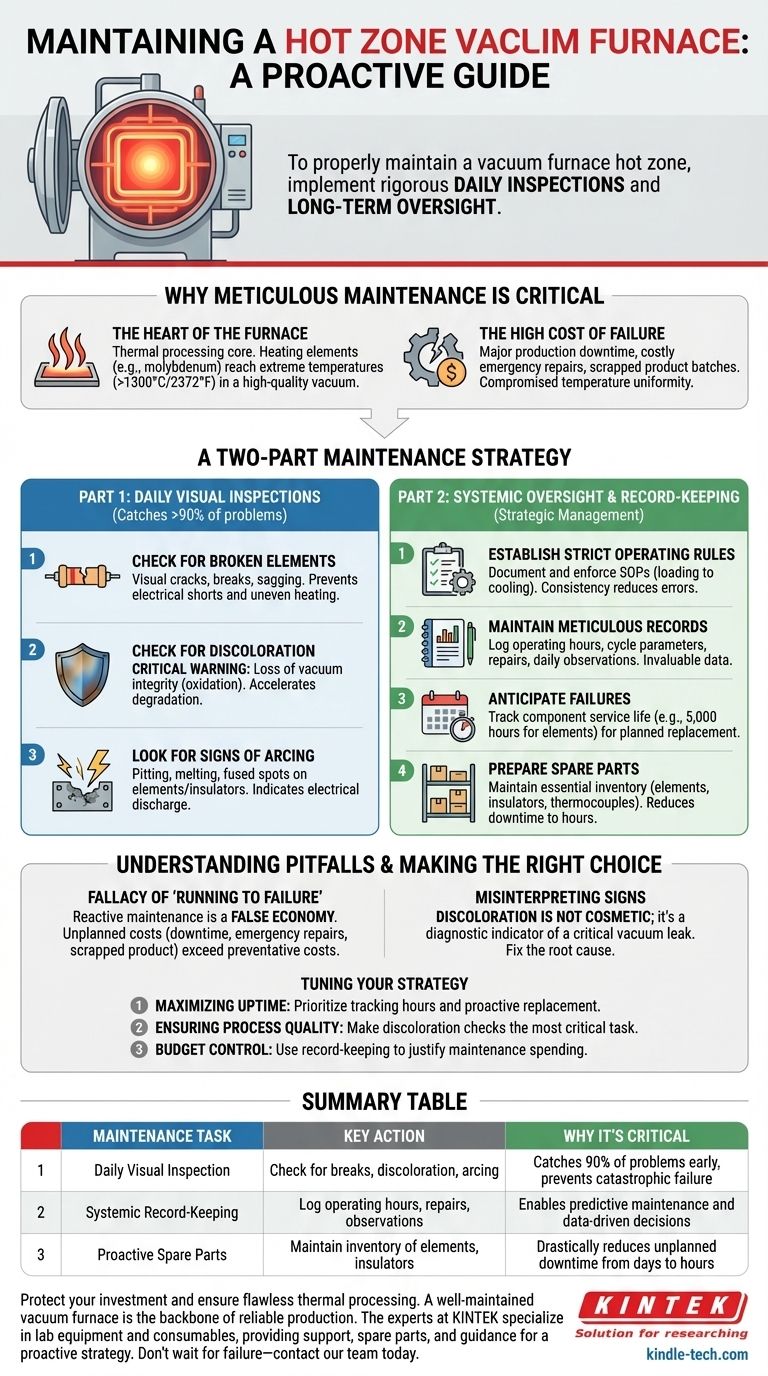 Как обслуживать вакуумную печь с горячей зоной? Продлите срок службы и обеспечьте качество процесса Визуальное руководство