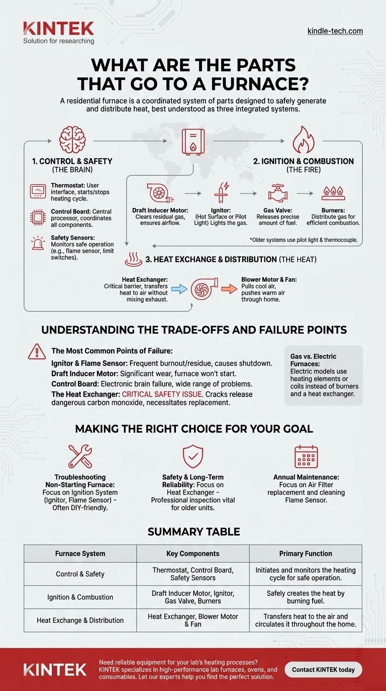 Quelles sont les pièces qui composent une fournaise ? Un guide des trois systèmes principaux Guide Visuel
