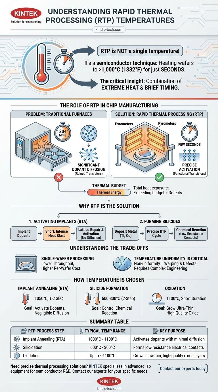 ¿Cuál es la temperatura de RTP? Logrando un control térmico preciso para la fabricación de semiconductores Guía Visual