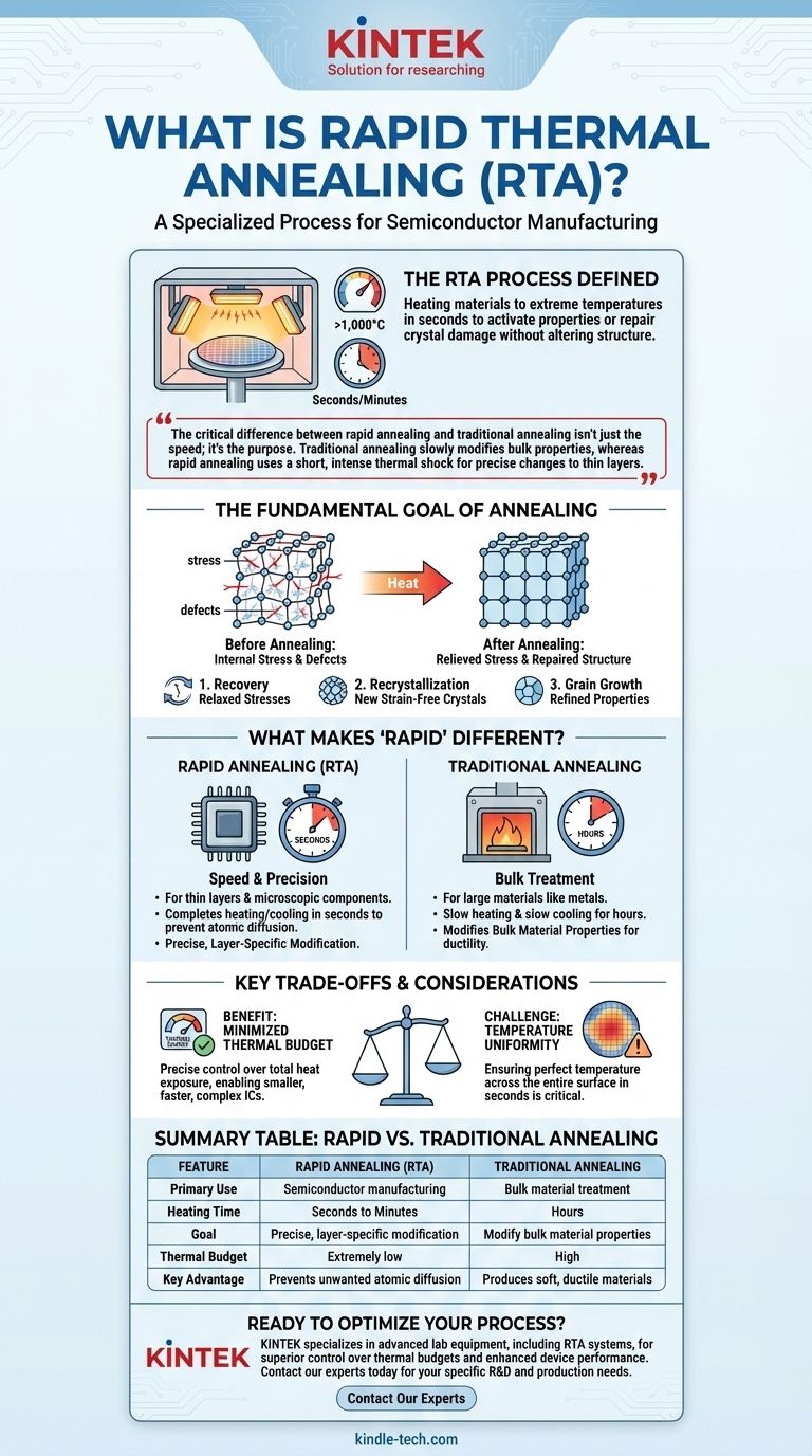 Qu'est-ce que le recuit rapide ? Un guide du traitement thermique à grande vitesse des semi-conducteurs Guide Visuel