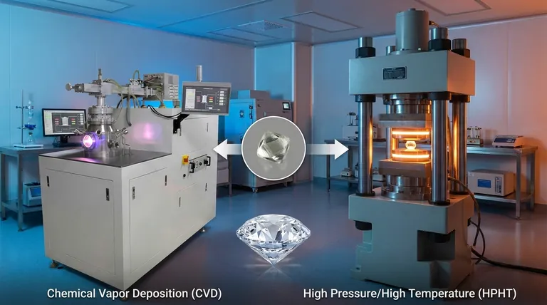 ¿Qué máquina se utiliza para fabricar diamantes cultivados en laboratorio? Descubra las tecnologías HPHT y CVD