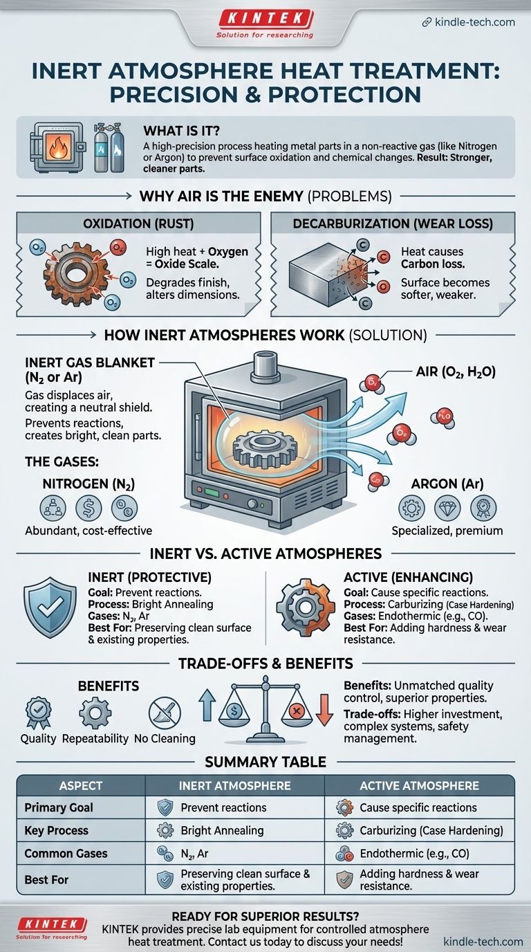 What is an inert atmosphere heat treatment? Protect Your Metals from Oxidation & Decarburization Visual Guide