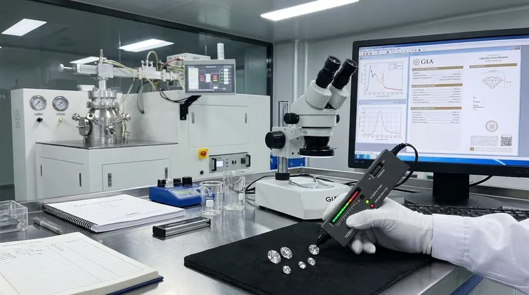 Besteht CVD einen Diamantentester? Ja, und hier erfahren Sie, warum er mit natürlichen Diamanten identisch ist.