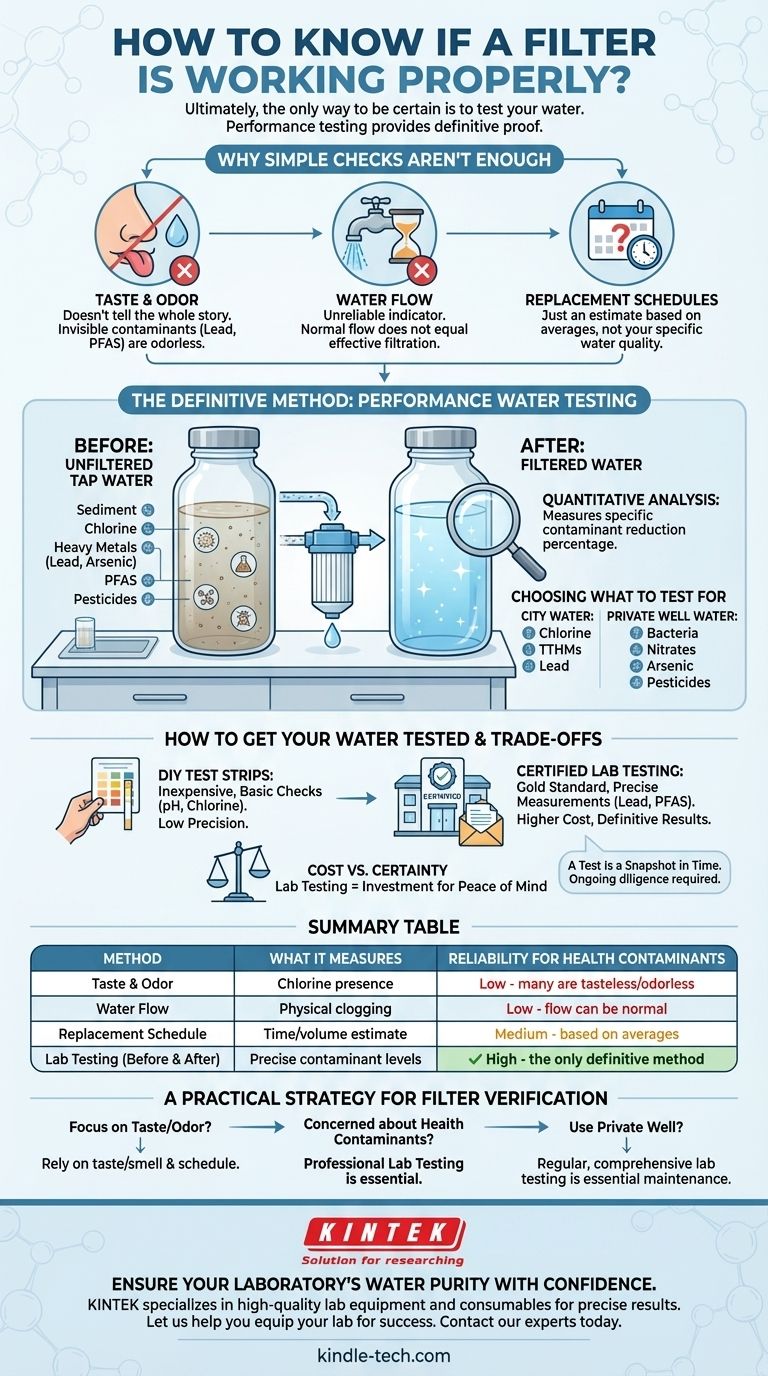 ¿Cómo saber si un filtro está funcionando correctamente? La guía definitiva para verificar la seguridad del agua Guía Visual