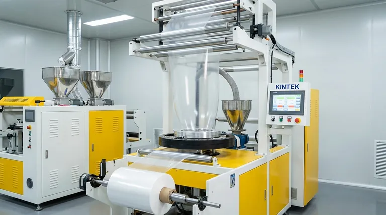 Was macht eine Blasfolienanlage? Kunststoffgranulat in vielseitige Folie verwandeln