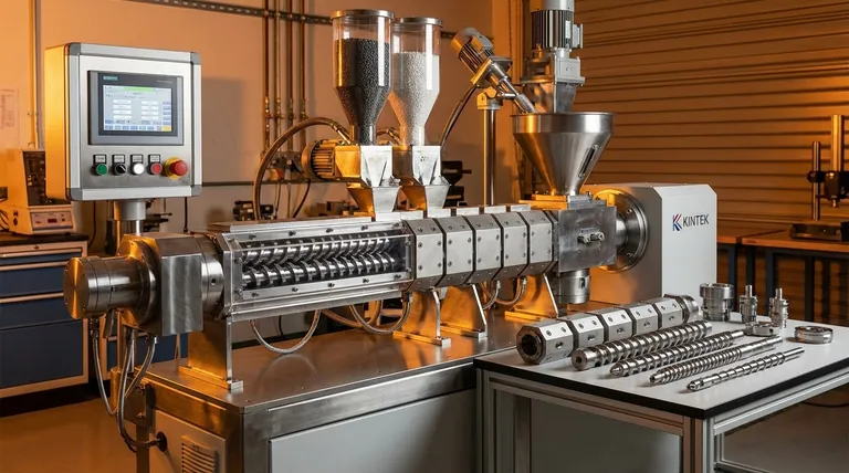 Quels sont les avantages de l'extrudeuse à double vis ? Mélange supérieur, flexibilité et efficacité