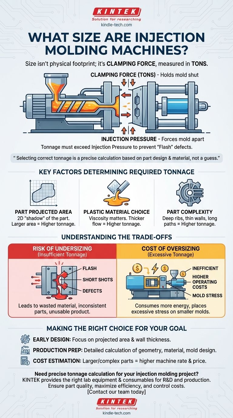 ¿Qué tamaño tienen las máquinas de moldeo por inyección? Combine el tonelaje con su pieza para obtener calidad y eficiencia Guía Visual