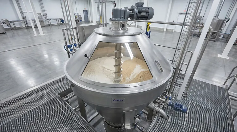 什么是螺旋混合机?实现粉末的温和、均匀混合