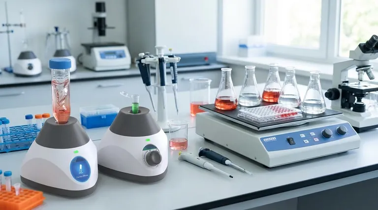 Qual a diferença entre um agitador e um vórtex? Escolha o Misturador Certo para o Fluxo de Trabalho do Seu Laboratório