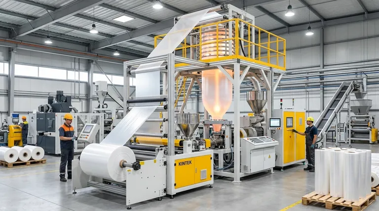 Каково назначение машины для выдувной пленки? Производство прочных, универсальных пластиковых пленок для упаковки