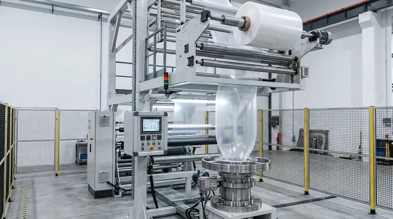 Каковы элементы линии экструзии с раздувом пленки? Освойте ключевые компоненты для производства высококачественной пленки