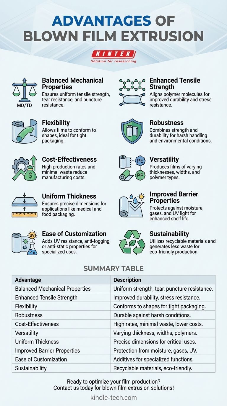 Quali sono i vantaggi dell'estrusione di film soffiato? Migliora l'efficienza della tua produzione di film Guida Visiva