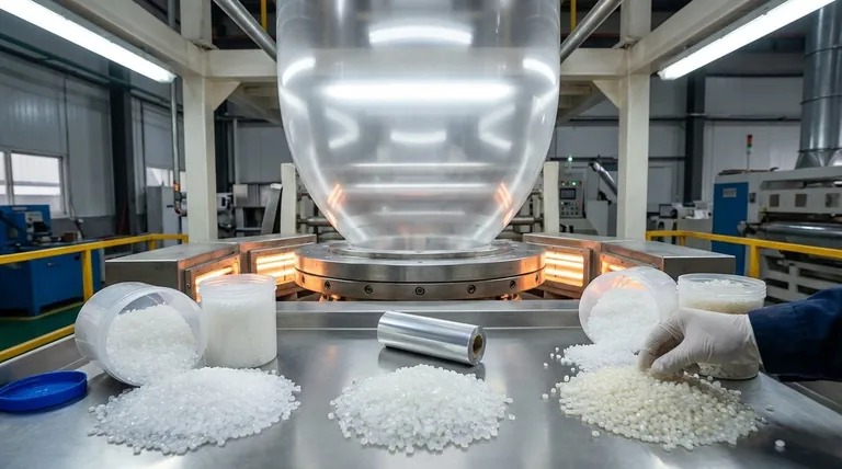 ¿Cuál es la materia prima para la extrusión de película soplada? Seleccionando el polietileno adecuado para su película