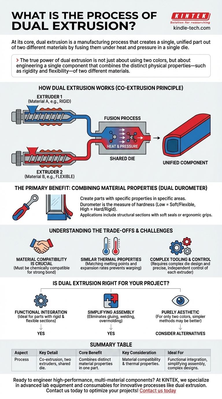 ما هي عملية البثق المزدوج؟ أطلق العنان لقوة التصنيع متعدد المواد دليل مرئي
