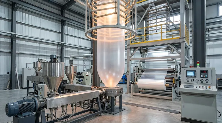 ما هي طريقة بثق الفيلم المنفوخ؟ إتقان فن إنتاج أفلام بلاستيكية قوية ومتماسكة