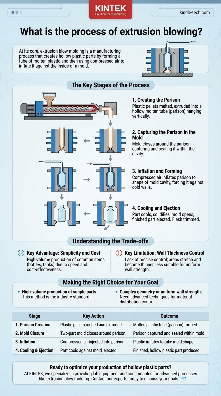 押出ブロー成形のプロセスとは？効率的な中空プラスチック部品製造のためのガイド ビジュアルガイド