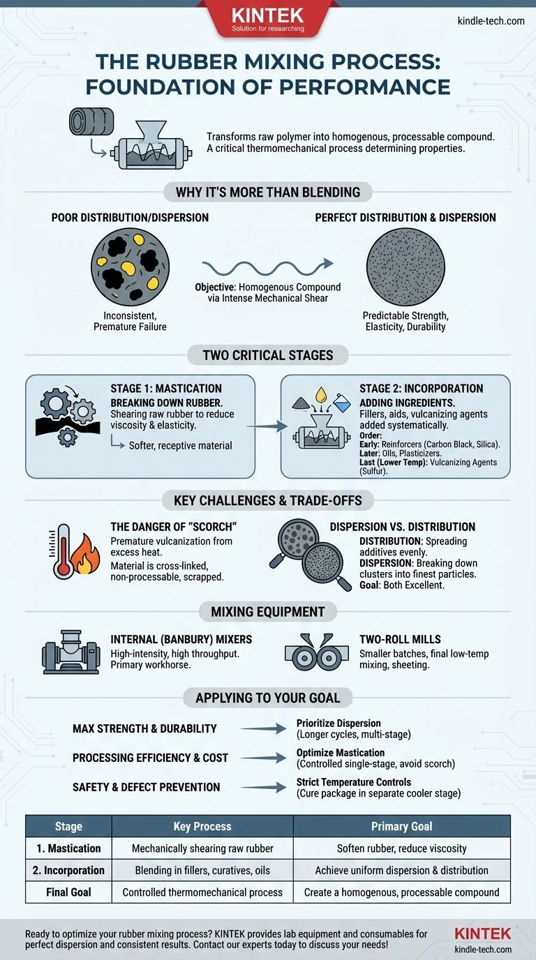 橡胶的混炼过程是什么？掌握卓越胶料质量的阶段 图解指南