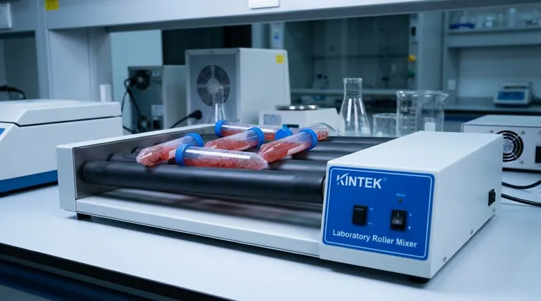 Qual é o princípio do misturador de rolos? Mistura Suave e Contínua para Amostras Sensíveis