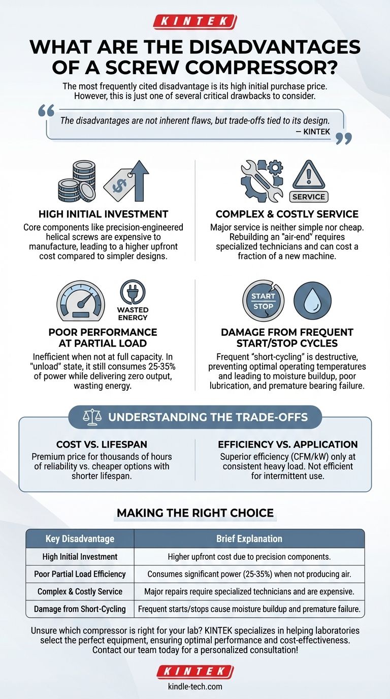 Каковы недостатки винтового компрессора? Ключевые компромиссы, которые следует учесть перед покупкой Визуальное руководство