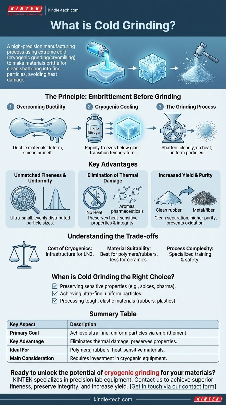 ¿Qué es la molienda en frío? Logre partículas ultrafinas sin daño térmico Guía Visual