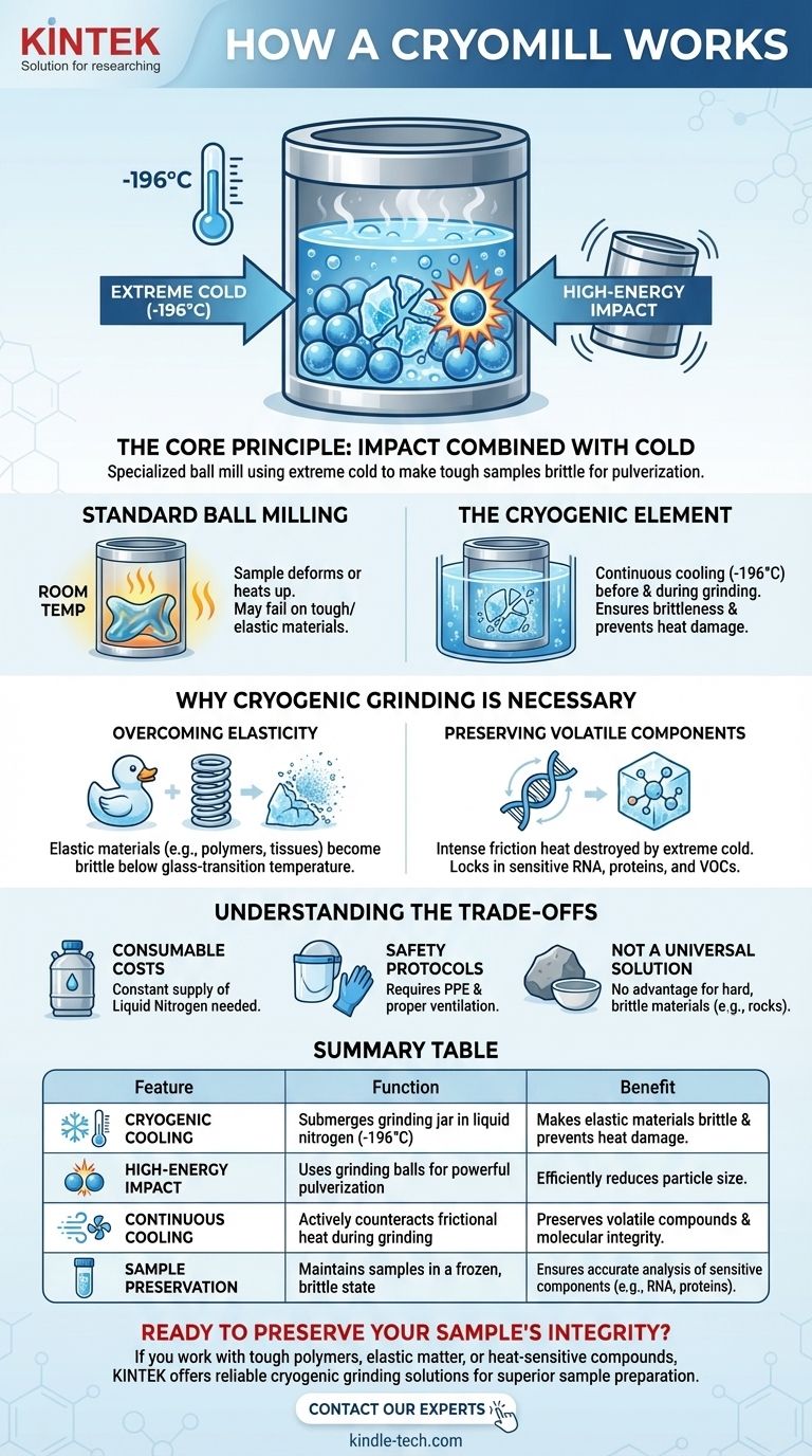 Comment fonctionne un CryoMill ? Obtenez un broyage précis d'échantillons difficiles et thermosensibles Guide Visuel