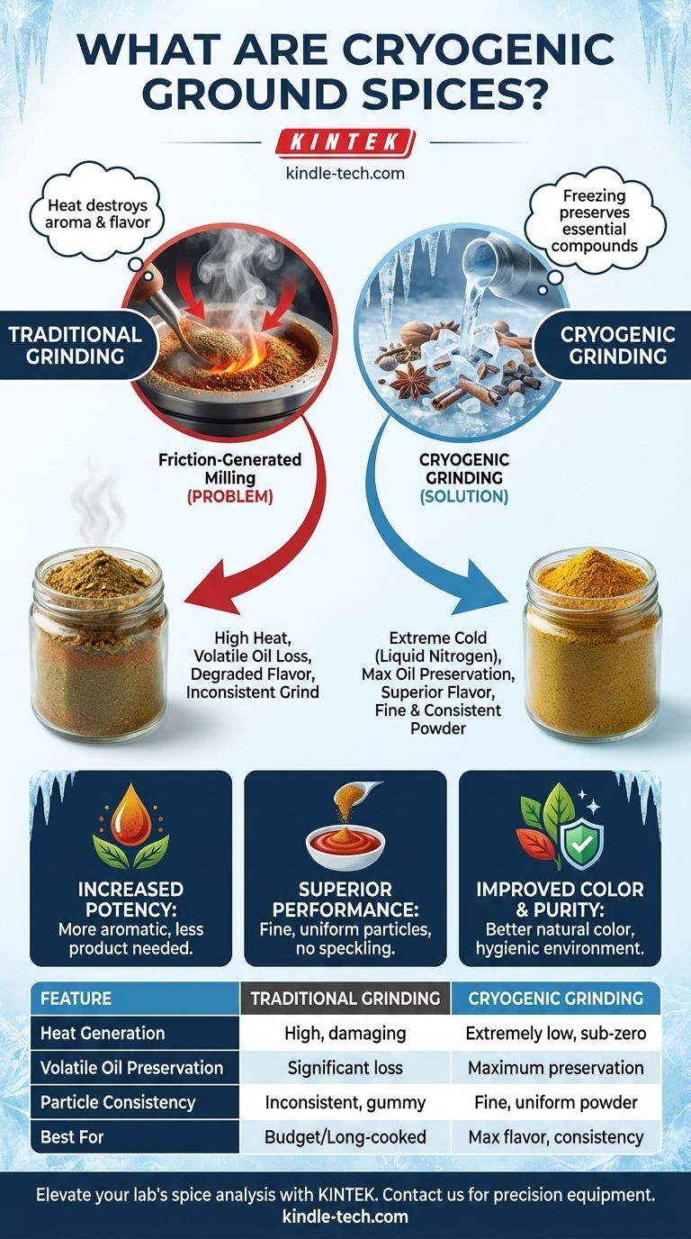냉동 분쇄 향신료란 무엇인가요? 고급 분쇄 기술로 최대의 풍미를 잠금 해제하세요 시각적 가이드