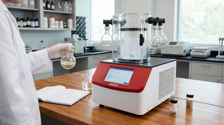 実験室でサンプルをフリーズドライ(凍結乾燥)することの利点は何ですか?サンプルの完全性と安定性を維持する