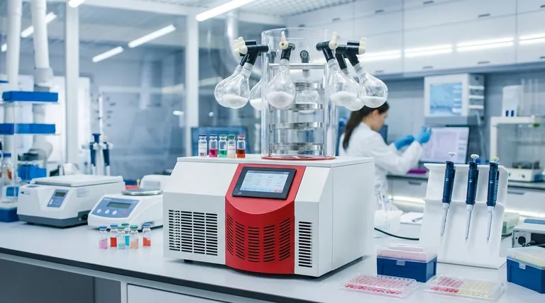 ¿Cuál es el propósito del secado por congelación de laboratorio? Conservar medicamentos y productos biológicos sensibles para garantizar su estabilidad