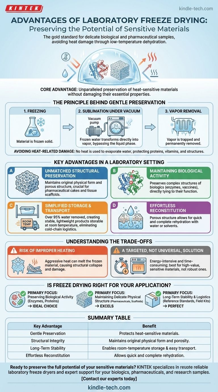 Каковы основные преимущества лабораторной сублимационной сушки? Сохранение чувствительных материалов с помощью щадящей лиофилизации Визуальное руководство