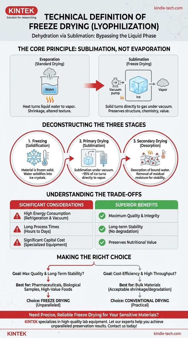 冷冻干燥的技术定义是什么？深入探讨冷冻干燥和升华 图解指南