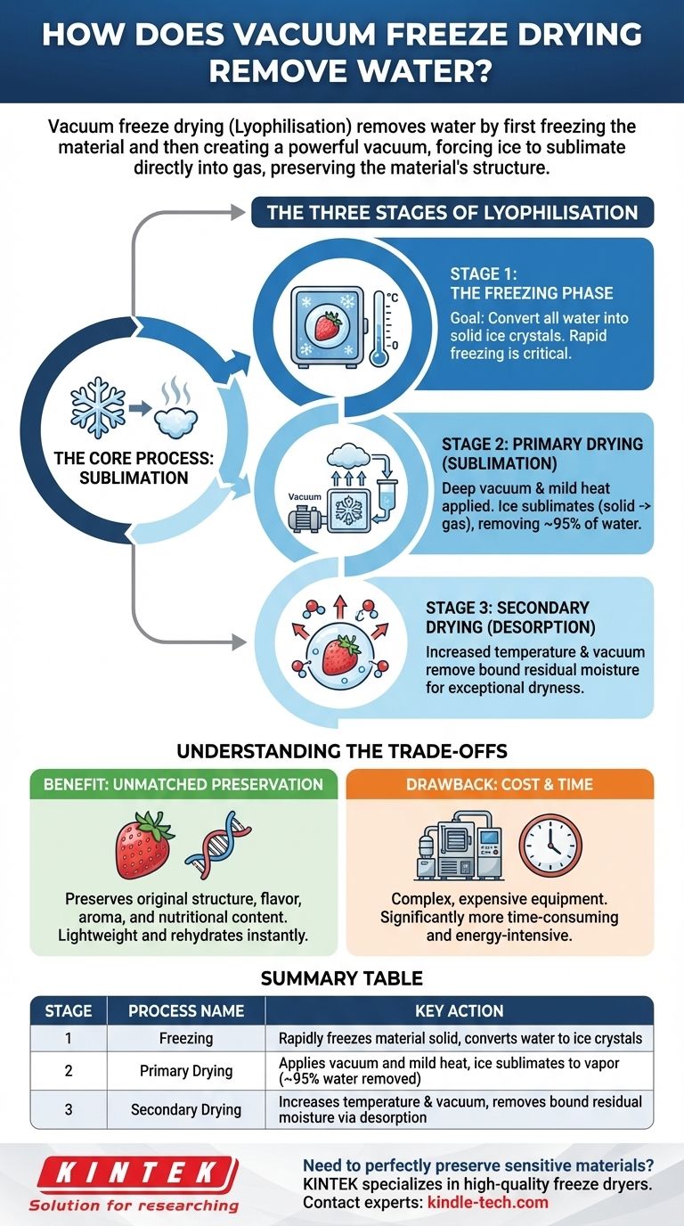 真空凍結乾燥はどのようにして材料から水分を除去するのですか？構造と栄養素を完璧に保存します ビジュアルガイド