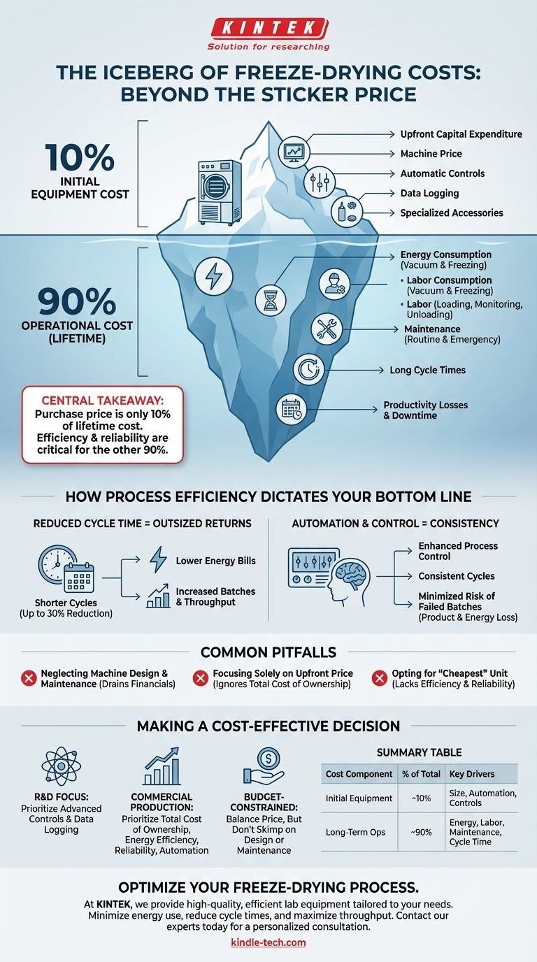 Каковы соображения по затратам на сублимационную сушку? Раскройте 90% скрытых эксплуатационных расходов Визуальное руководство