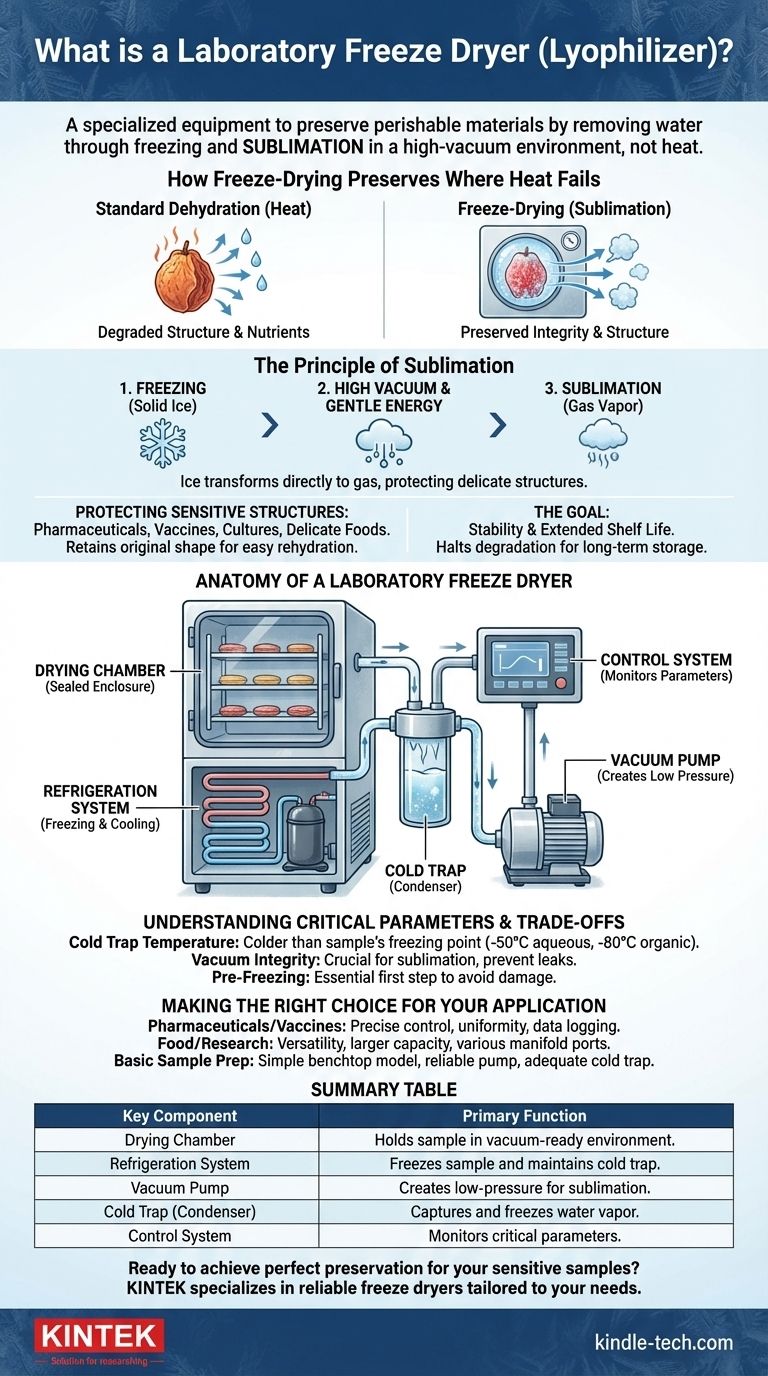 Что такое лабораторная сублимационная сушилка и какова ее основная функция? Достижение идеального сохранения чувствительных материалов Визуальное руководство