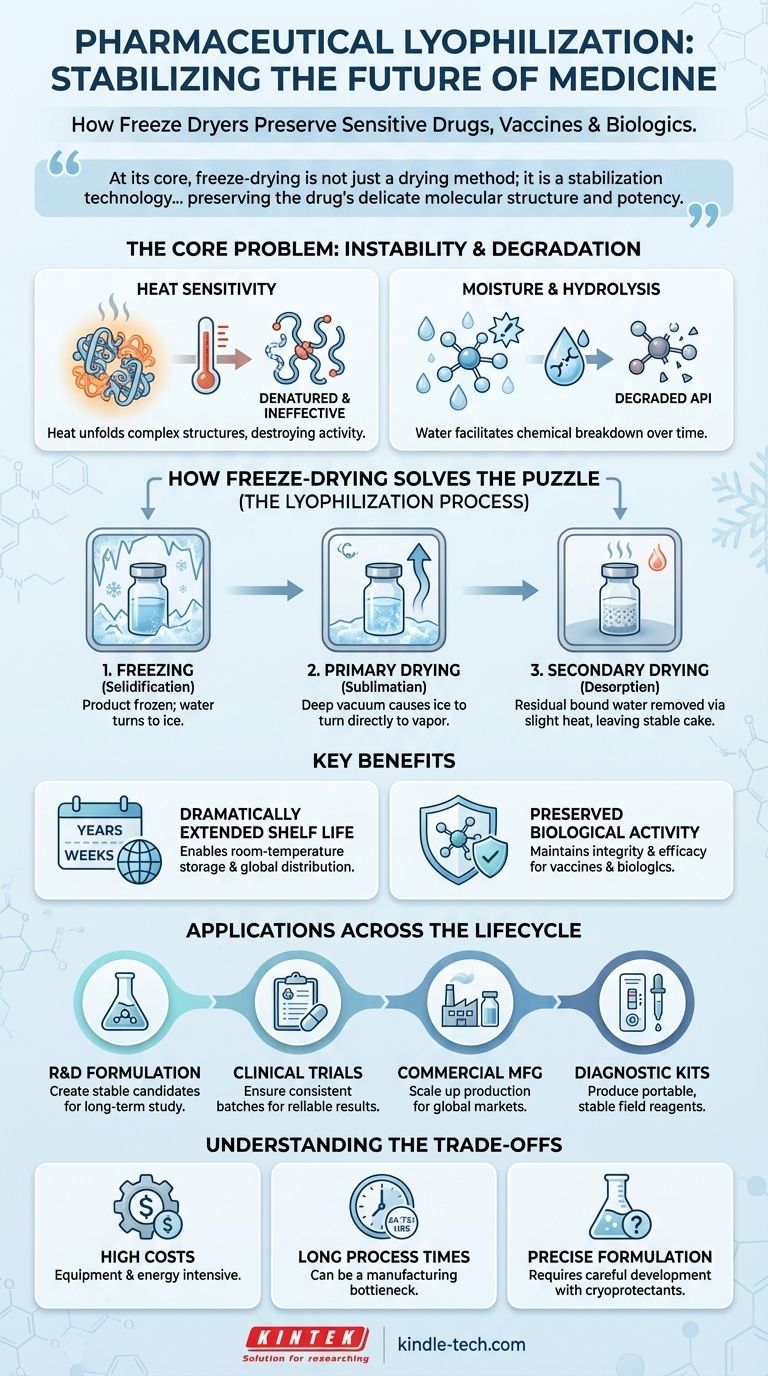 Wie werden Gefriertrockner in der Pharmaindustrie eingesetzt? Verlängerung der Haltbarkeit und Stabilität von Medikamenten Visuelle Anleitung