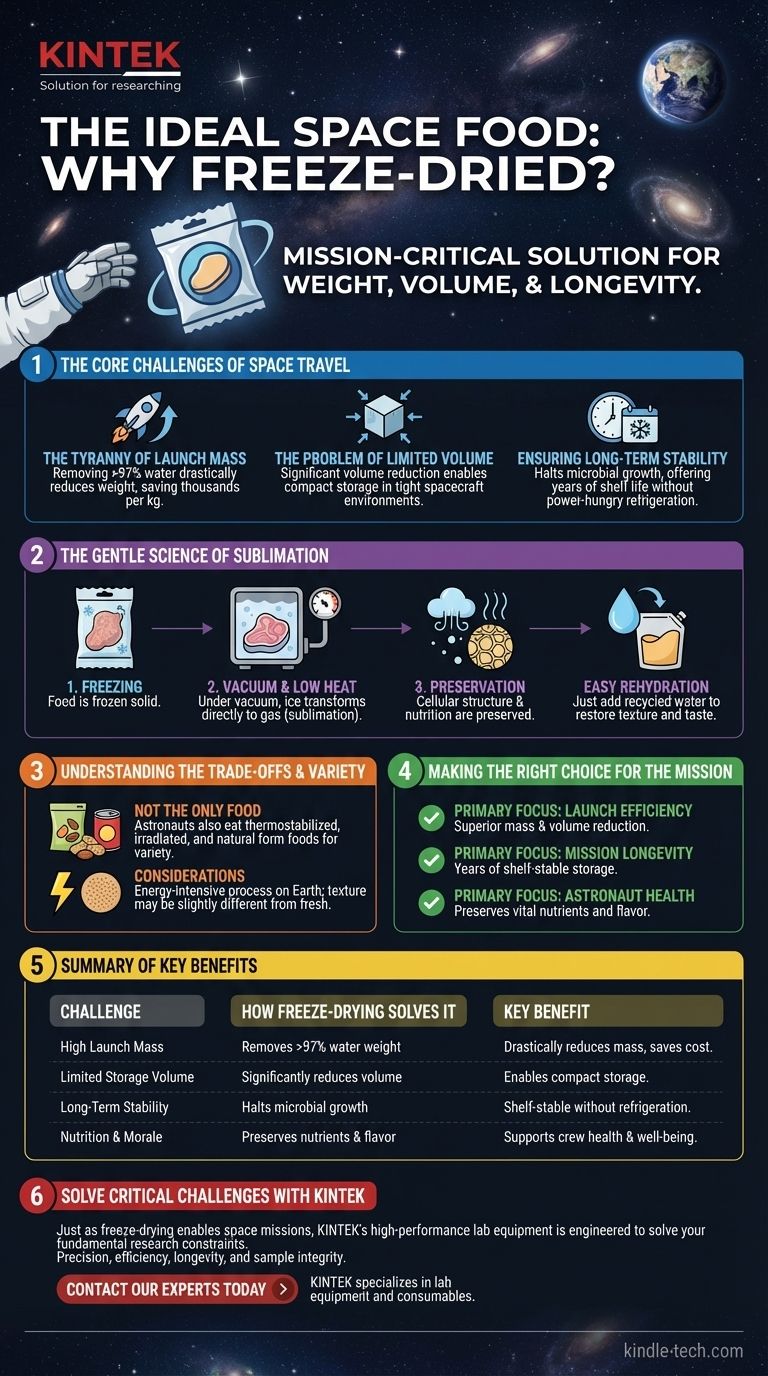 Perché i cibi liofilizzati sono ideali per le missioni spaziali? Risolvere le sfide critiche della logistica spaziale Guida Visiva