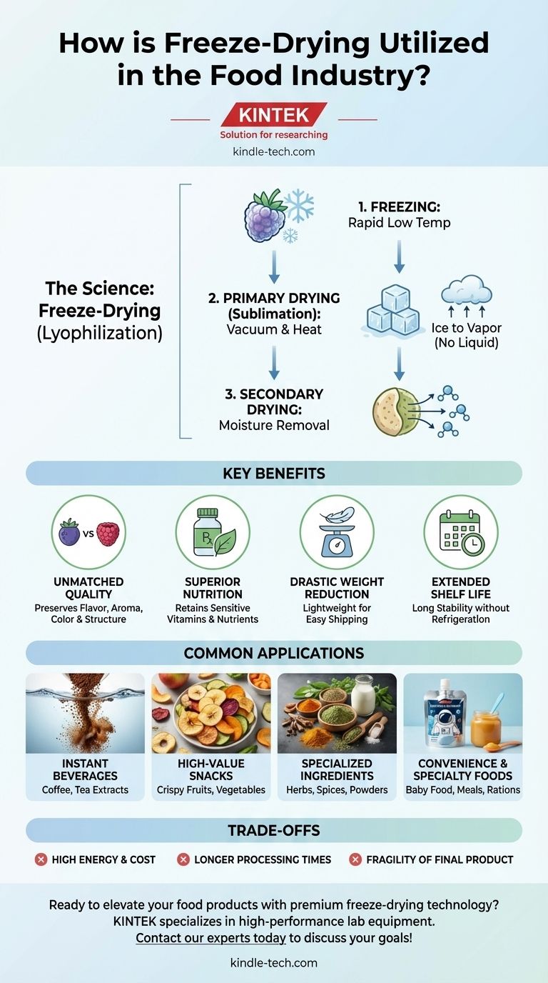 كيف يتم استخدام التجفيف بالتجميد في صناعة الأغذية؟ أطلق العنان للجودة الفائقة والعمر الافتراضي الطويل دليل مرئي
