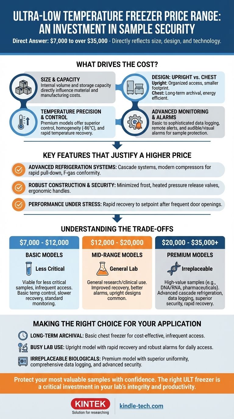 ¿Cuál es el rango de precios de los congeladores de temperatura ultrabaja? Proteja sus muestras con la inversión adecuada Guía Visual