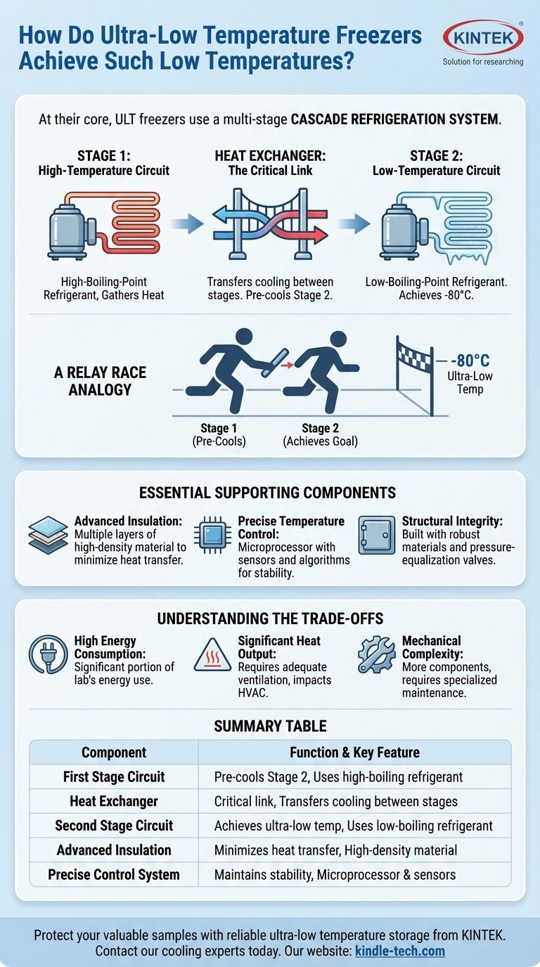 Wie erreichen Ultratieftemperaturgefriergeräte solch niedrige Temperaturen? Die Wissenschaft hinter der -80°C-Kühlung Visuelle Anleitung