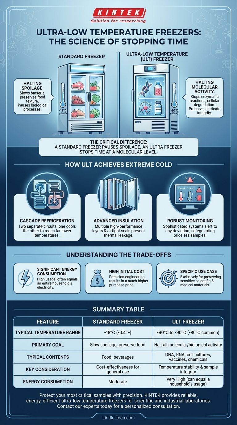 Qu'est-ce qu'un congélateur ultra-basse température et en quoi diffère-t-il d'un congélateur ordinaire ? Préserver l'intégrité moléculaire Guide Visuel
