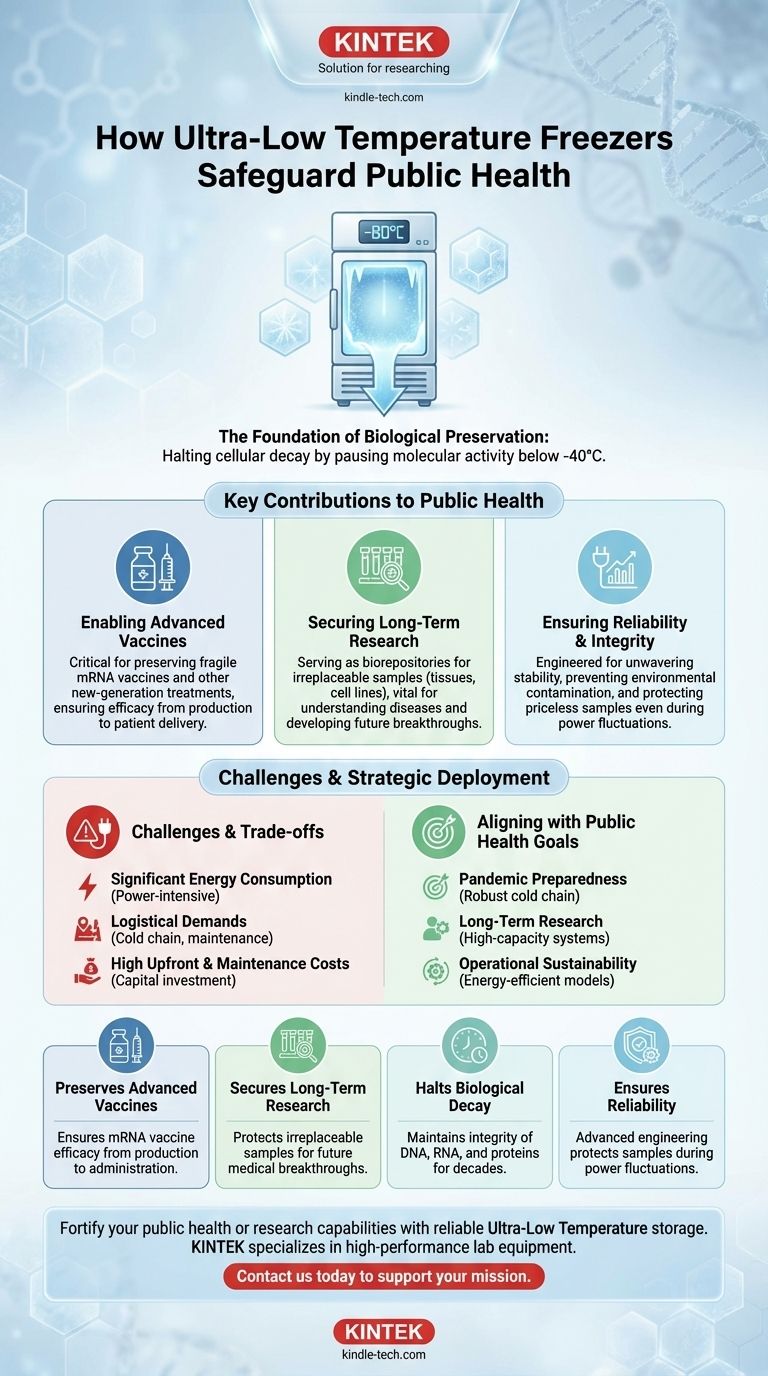 ¿Cómo contribuyen los congeladores de ultra baja temperatura a la salud pública? Preservando vacunas e investigación para un mundo más saludable Guía Visual