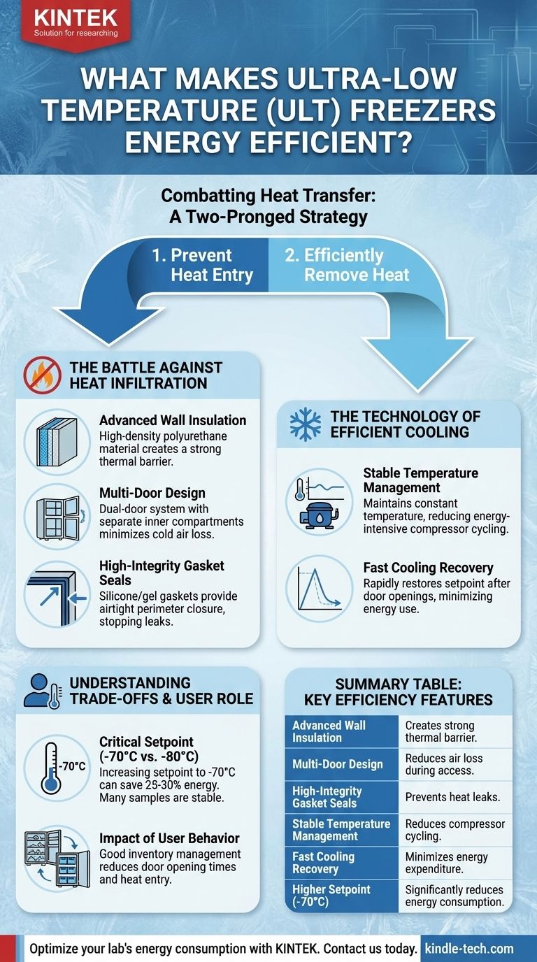 Что делает морозильники со сверхнизкой температурой энергоэффективными? Ключевые стратегии проектирования и эксплуатации Визуальное руководство