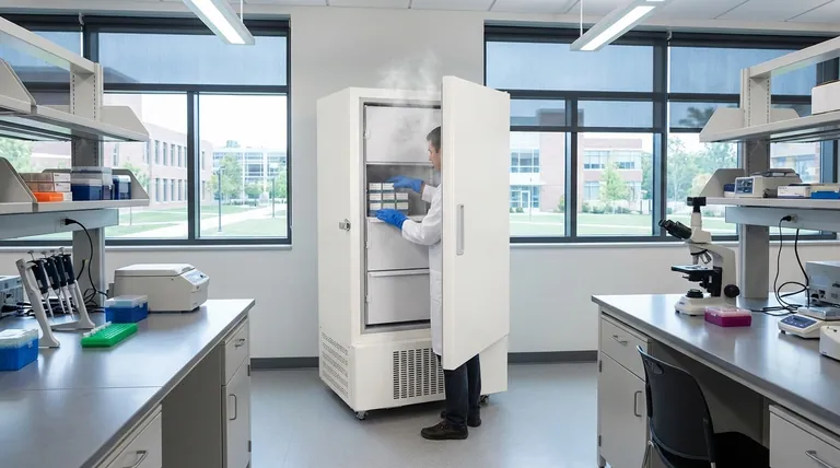 Quais são as principais características dos congeladores de temperatura ultrabaixa que garantem a preservação de amostras? Escolha o Sistema Certo para o Seu Laboratório
