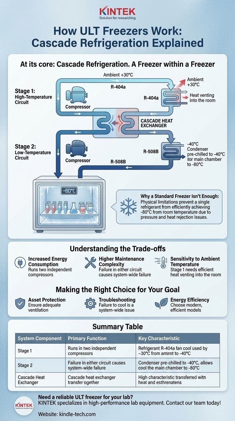 ¿Cómo funciona el sistema de refrigeración de un congelador de ultra baja temperatura? Descubre los secretos de la refrigeración en cascada Guía Visual
