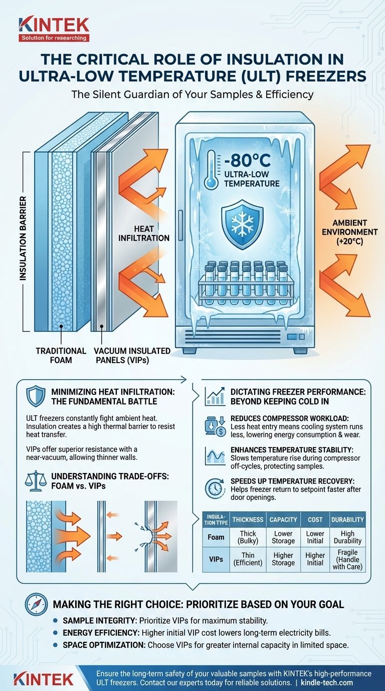 Quel rôle joue l'isolation dans les congélateurs à ultra-basse température ? Votre clé pour l'intégrité des échantillons et les économies d'énergie Guide Visuel