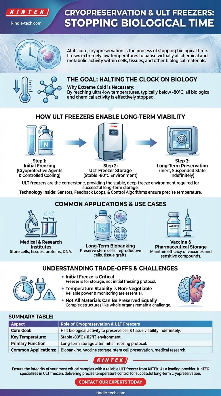 What is cryopreservation and how do ultra low temperature freezers facilitate this process? Preserve Your Samples for the Long Term Visual Guide