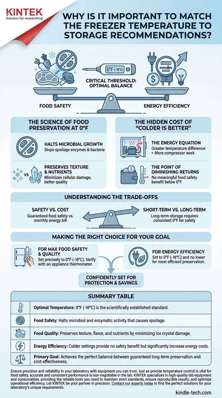 Perché è importante impostare la temperatura del congelatore in base alle raccomandazioni di conservazione? Ottimizzare la sicurezza alimentare e l'uso di energia Guida Visiva